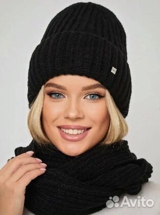 Шапка и снуд женские