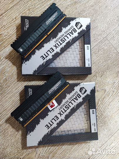 Crucial Ballistix Elite 8 гб x 2 шт