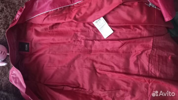 Кожаный френч женский