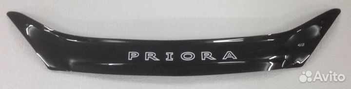 Дефлектор капота LADA Priora (без выреза)