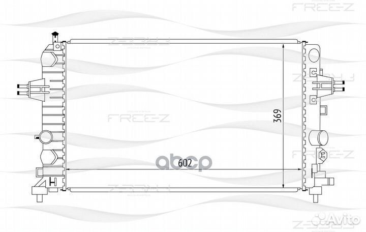 Радиатор KK0161 free-Z
