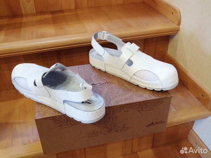 Мужская обувь для медиков натуральная кожа