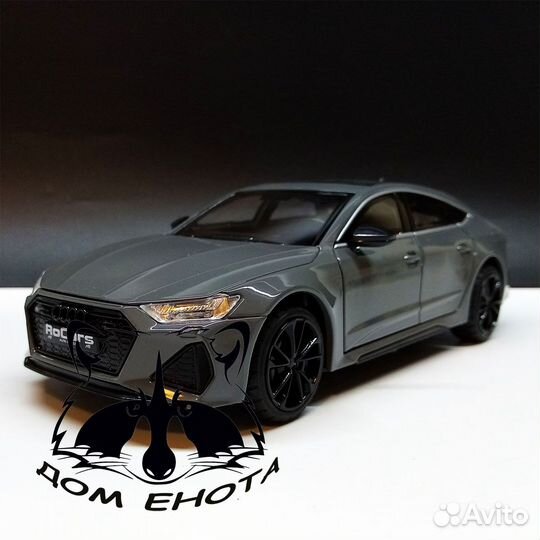 Машинка audi RS7 модель метал Ауди 7 1:24 20см