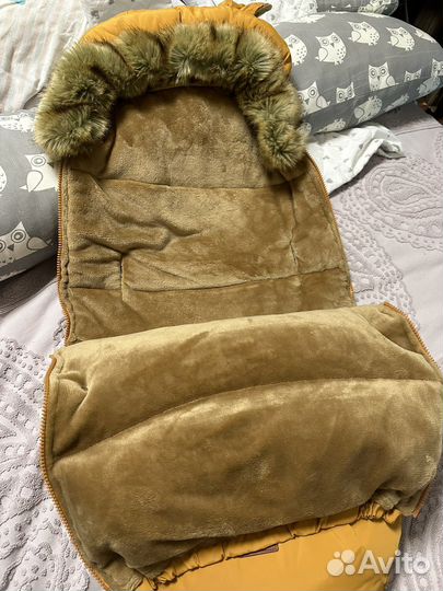 Зимний конверт в коляску