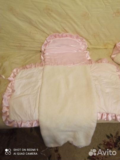 Конверт на выписку для девочки зима