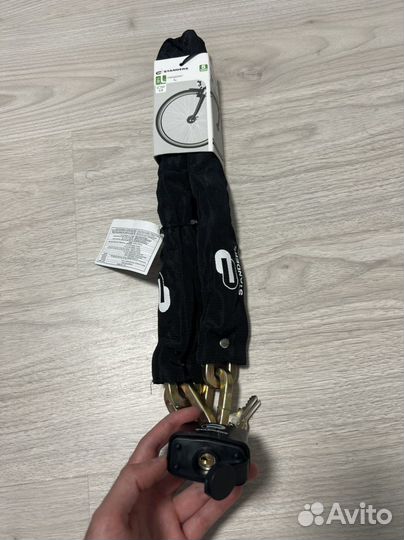 Цепь с замком Standers, 10 мм, 100 см