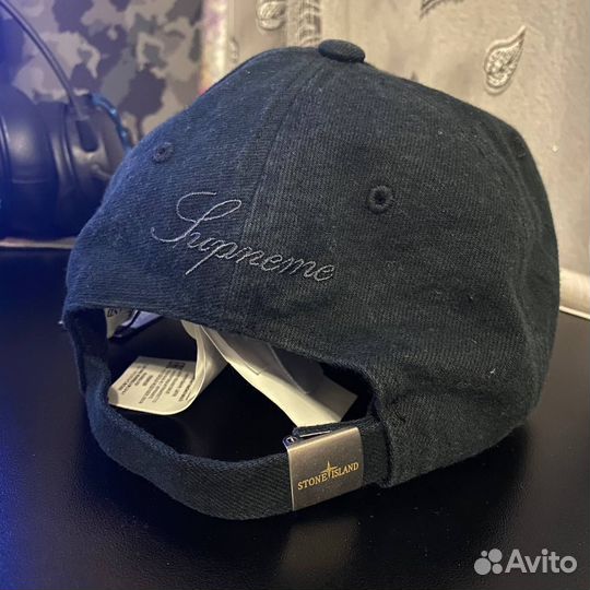 Кепка Supreme x Stone island 6-panel FW23