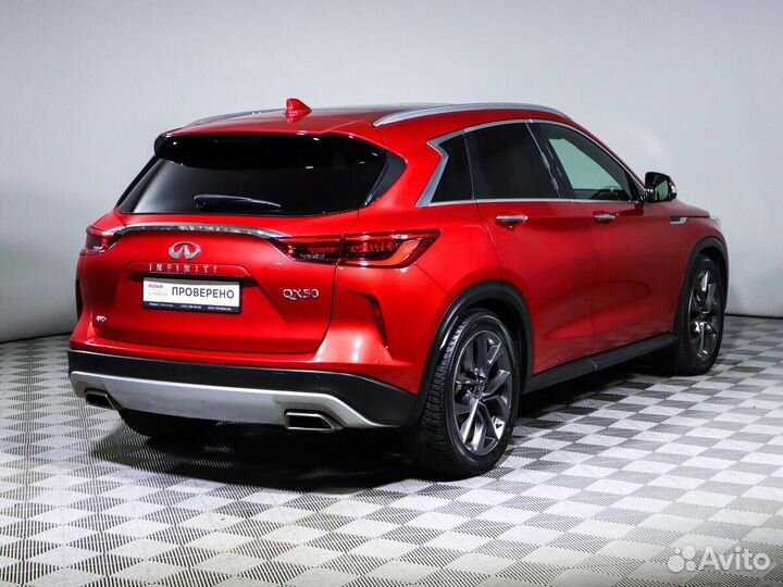 Infiniti QX50 2.0 CVT, 2019, 93 558 км