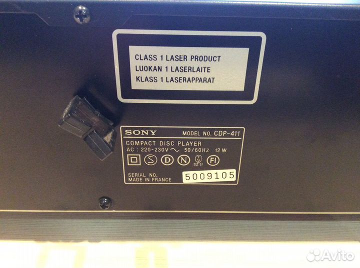 CD проигрыватель Sony CDP-411, Sony CDP-213