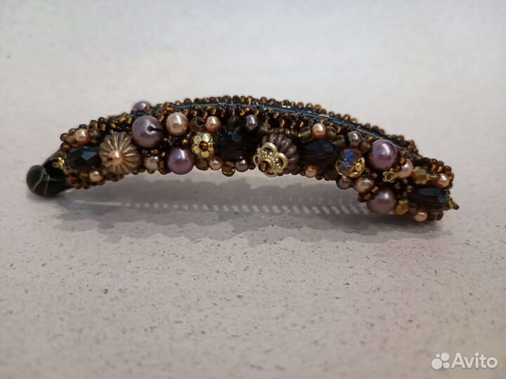 Заколка ручной работы новая