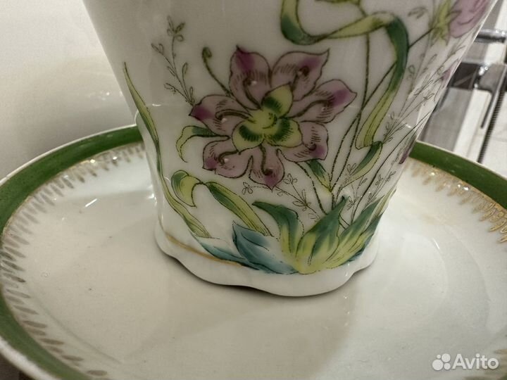 Чайная пара гарднер антиквариат