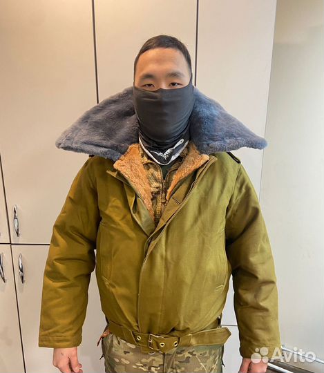 Бушлат танковый натуральный мех СССР