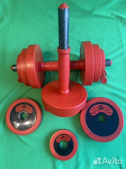 Гантели разборные 20 кг(верх пластик)