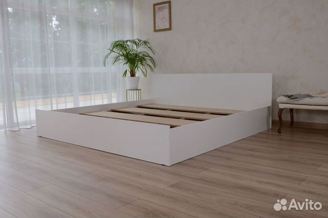 Кровать белая с матрасом 180х200 новая Милена объявление продам