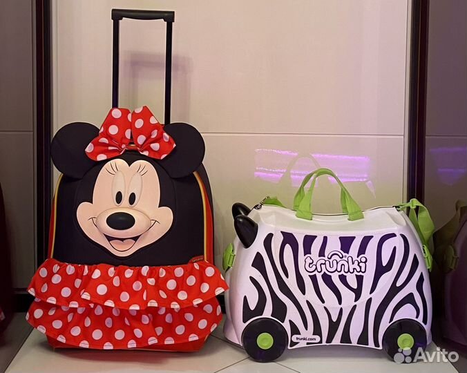 Детский чемодан Samsonite и Trunki