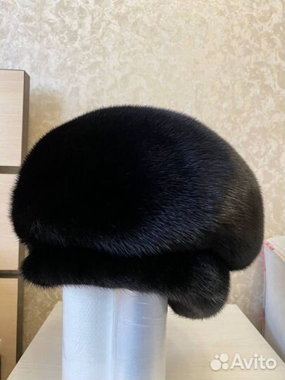 Женский норковый берет
