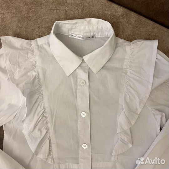 Блузки школьные 128 134 для девочки