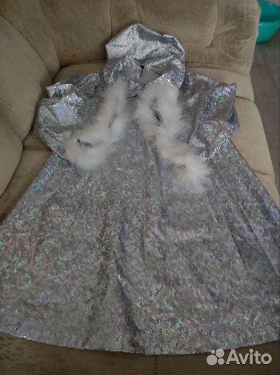 Новогодний костюм для девочки размер 128 134