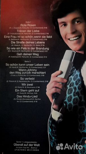 Винил Freddy Breck 1973 Австрия