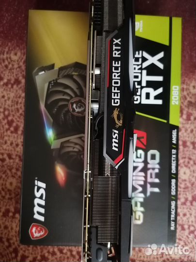Видеокарта MSI RTX 2080 gaming X trio Супер Мощная