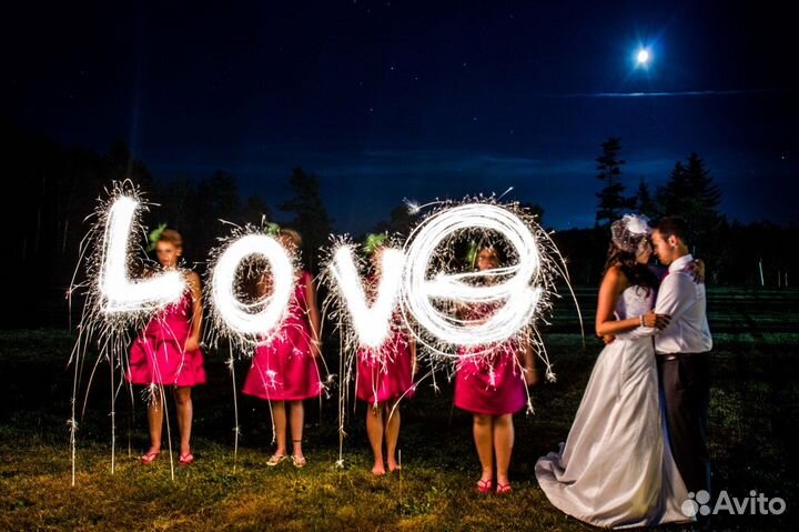 Бенгальские огни на свадьбу 30, 40, 65 см в Перми