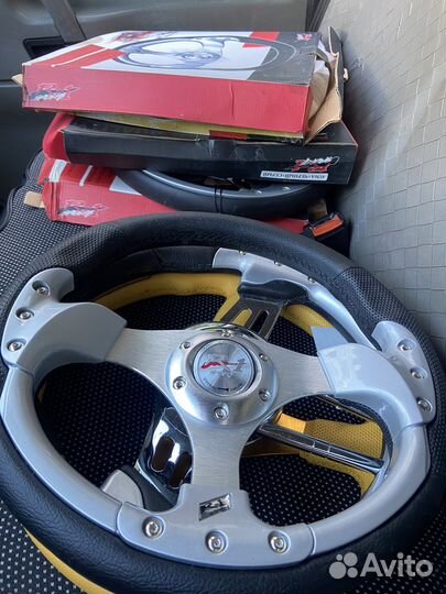 Спортивный руль на ваз