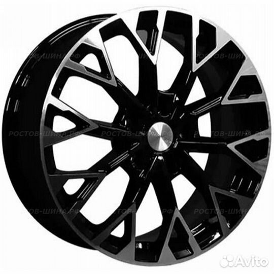 Диск 7*17 5*114,3 ET48 67,1 Khomen Wheels KHW1718 Black-FP (K5/Sonata/Tucson/JAC J7)