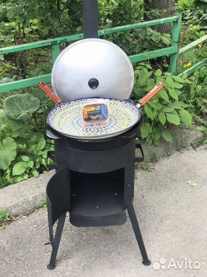 Казан 22+печь с трубой