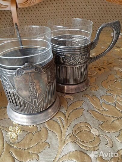 Подстаканник, Спасская башня ' ссср.Кальчугинский