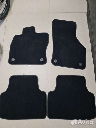 Коврики ворсовые skoda octavia а7 оригинал