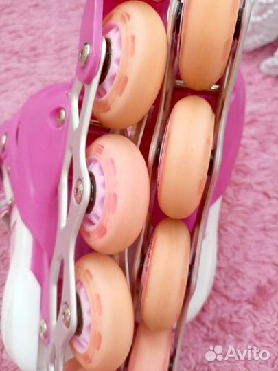 Роликовые коньки детские раздвижные