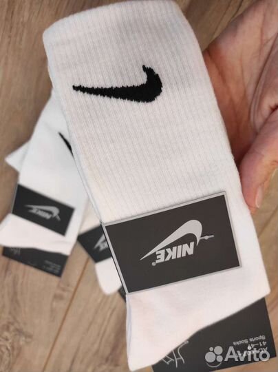 Носки Nike высокие Premium белые