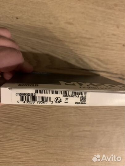 Продантся SSD диск 500Gb