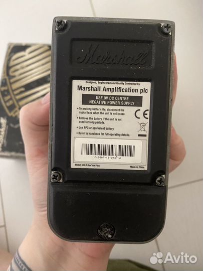 Гитарная педаль marshall