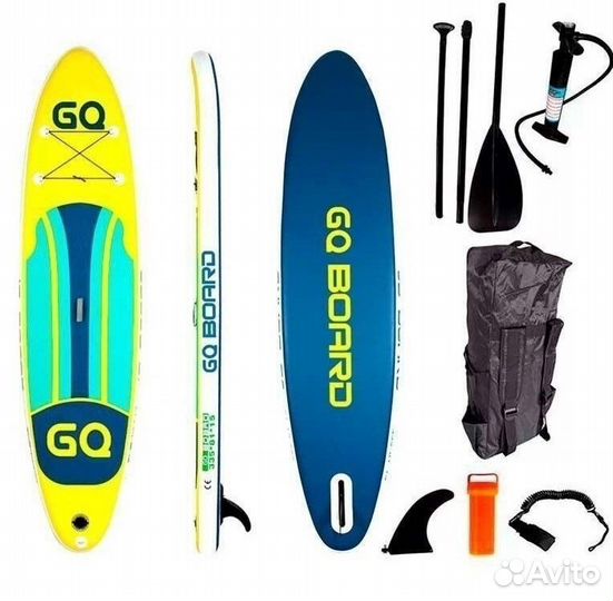 Sup-board GQ синяя/желтая оптом