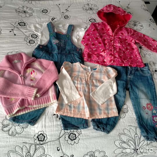 Вещи на девочку 1-2 года пакетом