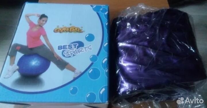 Мяч для аэробики с насосом и мяч для фитбола