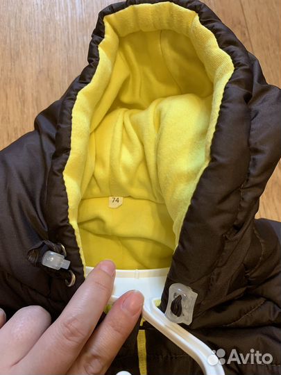 Комбинезон демисезонный 74 Топотушки + шапка