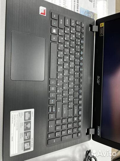 Ноутбук Acer A315-21-65G4 AMD 2.4Ghz/ Ram 8Gb/ SSD