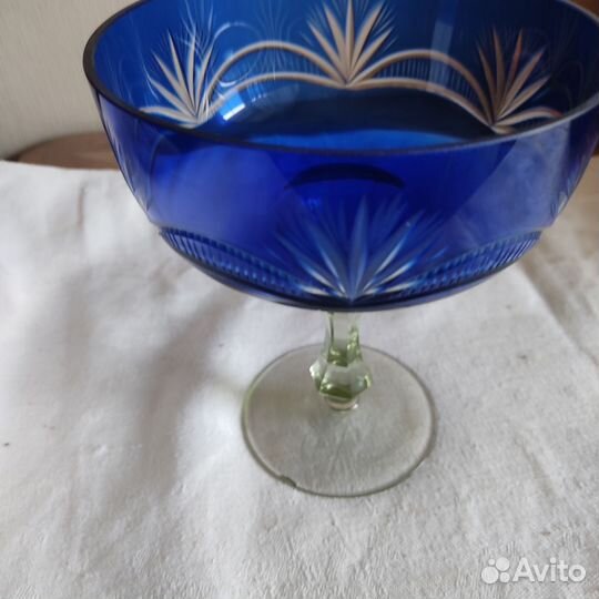 Посуда СССР цветное стекло