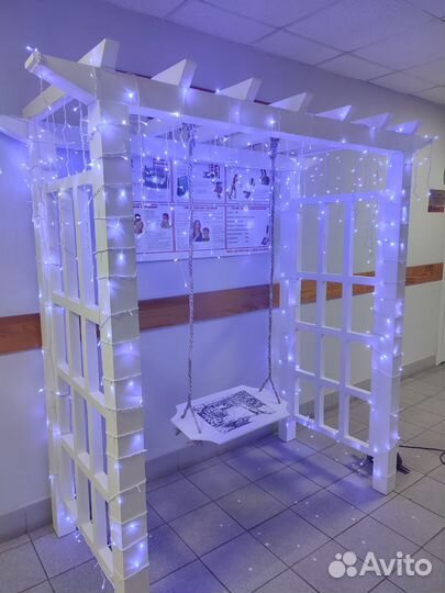 Пергола деревянная садовая