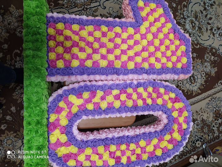 Объемная цифра 10