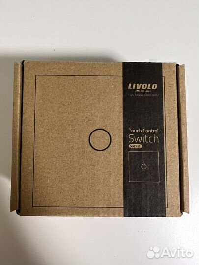 Выключатель Livolo сенсорный одноклавишный Новый