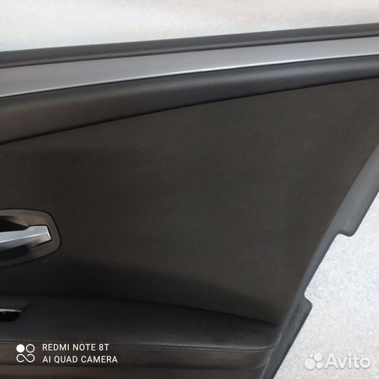 Bmw e60 lci обшивка двери задняя