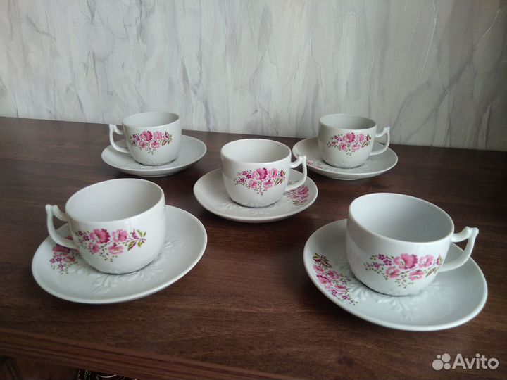 Кофейный сервиз фарфор СССР