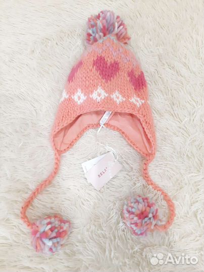 Шапка для девочки 52см