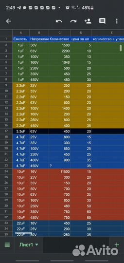 Конденсаторы jamicon