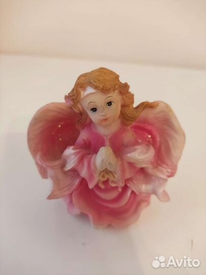 Статуэтка ангел розовый