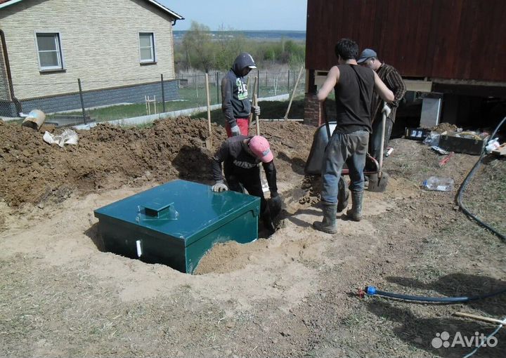 Установка септика за 1 день