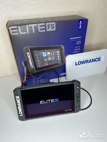 Эхолот lowrance elite 9 fs с датчиком AI 3в1 Ref